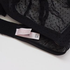 Victoria's Secret Intimates & Sleepwear - 36C Victoria's Secret Sheer Black Polka Dot Bra Victoria's Secret Intimates & Sleepwear - 36C Victoria's Secret Sheer Black Polka Dot Bra